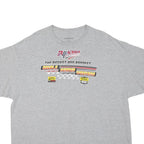 NASCAR Mens Grey Double Header Weekend Graphic T-Shirt 2XL Short Sleeve Crew