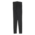 LEVI'S Womens Black Slim Skinny Denim W25 L32 Zip Cotton Blend Stretch Jeans