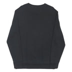 LEVI'S Mens Black Cotton Blend Crew Neck L Sweatshirt Logo Camouflage Print