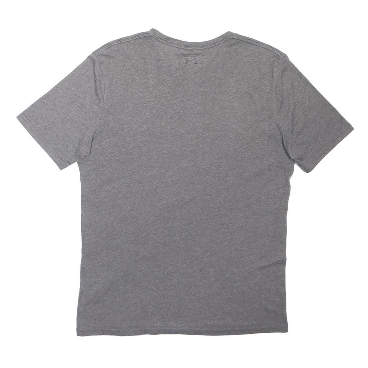 UNDER ARMOUR Mens Grey Short Sleeve Crew Neck Cotton Blend T-Shirt S Logo Print