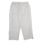 T-TRAXX Womens Polyester Light Grey Cargo Regular Fit Trousers W32 L26 Casual