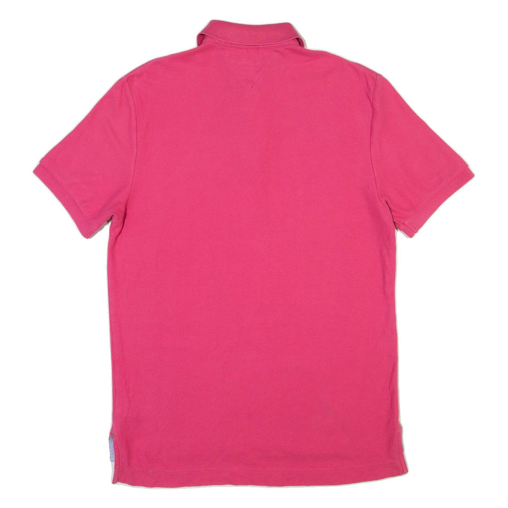 TOMMY HILFIGER Mens Polo Shirt Pink M