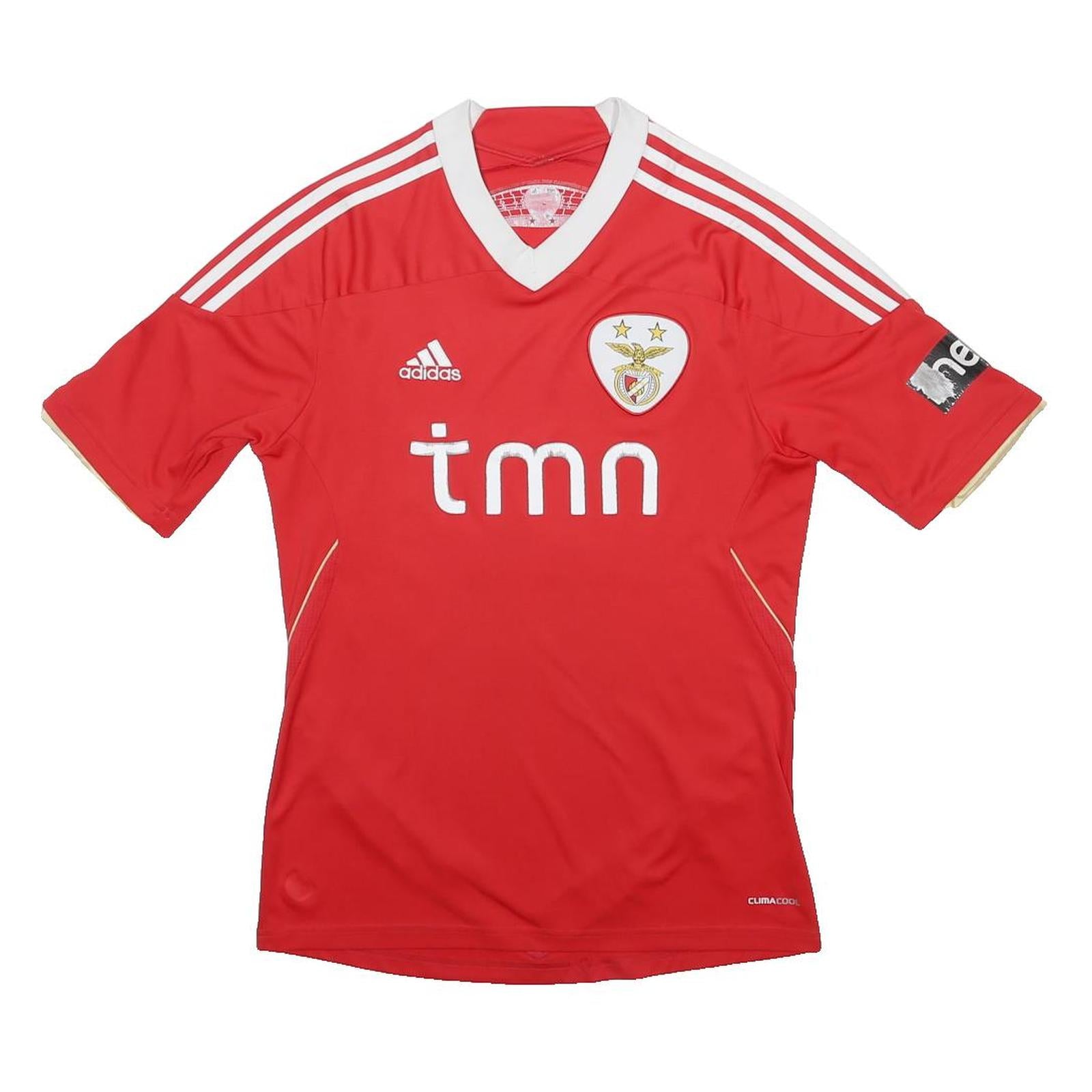 ADIDAS Mens Red Football Shirt S Short Sleeve V-Neck Patrick G 69 Jersey