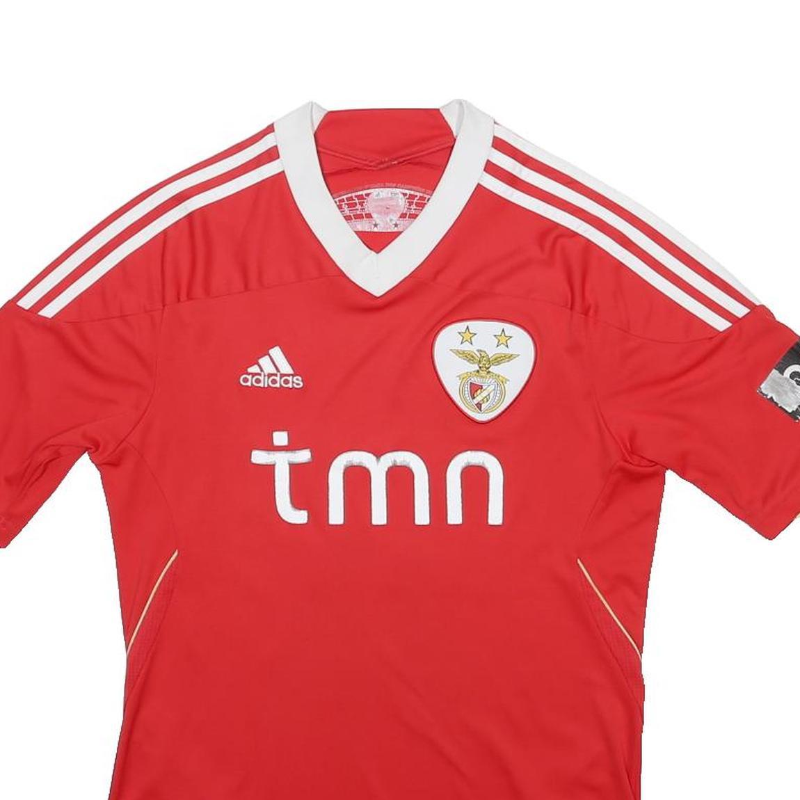 ADIDAS Mens Red Football Shirt S Short Sleeve V-Neck Patrick G 69 Jersey
