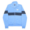 NIKE Mens Blue & Black Track Jacket M Polyester Zip Sportswear