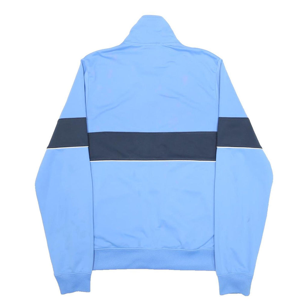 NIKE Mens Blue & Black Track Jacket M Polyester Zip Sportswear
