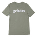 ADIDAS Mens Green Crew Neck Short Sleeve Graphic T-Shirt S Cotton Blend Logo