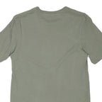 ADIDAS Mens Green Crew Neck Short Sleeve Graphic T-Shirt S Cotton Blend Logo