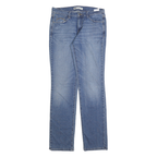 LEVI'S 505 Womens Jeans Blue Regular Straight Denim Medium W29 L34 Classic Fit