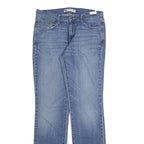 LEVI'S 505 Womens Jeans Blue Regular Straight Denim Medium W29 L34 Classic Fit