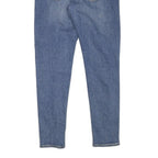 WEEKDAY Mens Slim Blue Denim Light W32 L29 Jeans Cotton Blend Zip Casual Wear