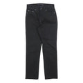 LEVI'S Womens Slim Black Denim Jeans W26 L26 Zip Closure Classic Style