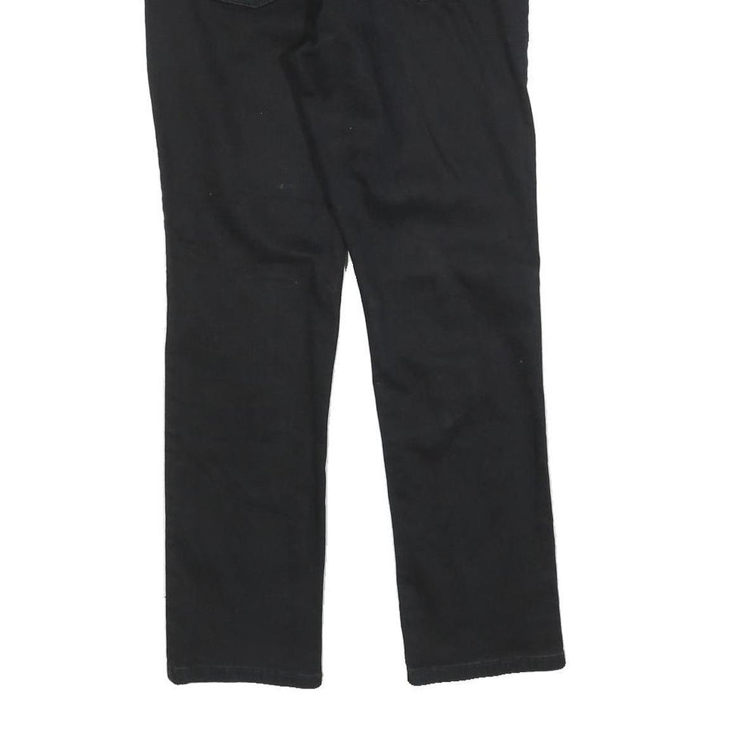 LEVI'S Womens Slim Black Denim Jeans W26 L26 Zip Closure Classic Style