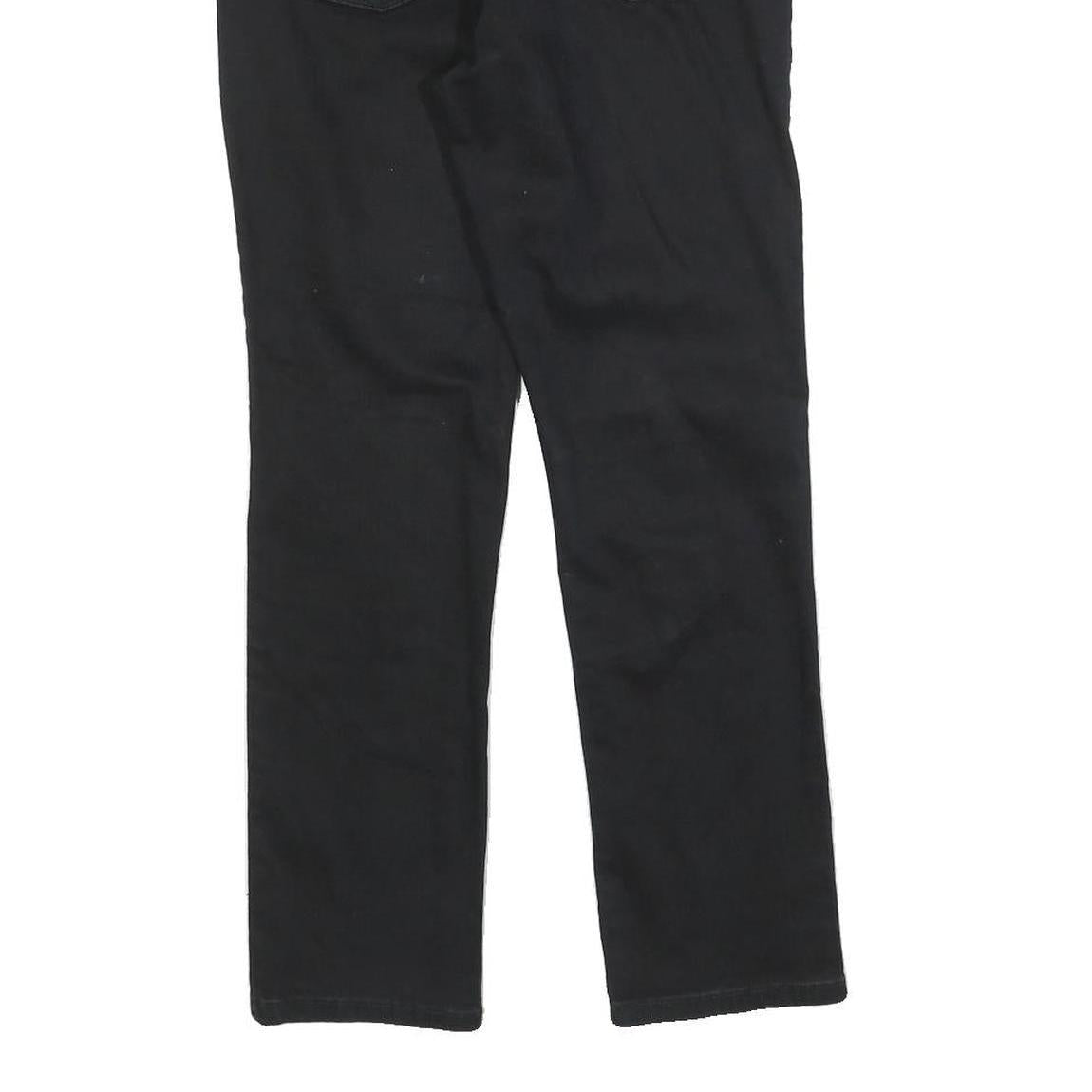 LEVI'S Womens Slim Black Denim Jeans W26 L26 Zip Closure Classic Style