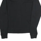 NIKE Mens Black Crew Neck Sweatshirt M Cotton Comfort Casual Pullover