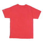 CHAMPION Mens Red Wisconsin Graphic T-Shirt M Short Sleeve Crew Neck Cotton