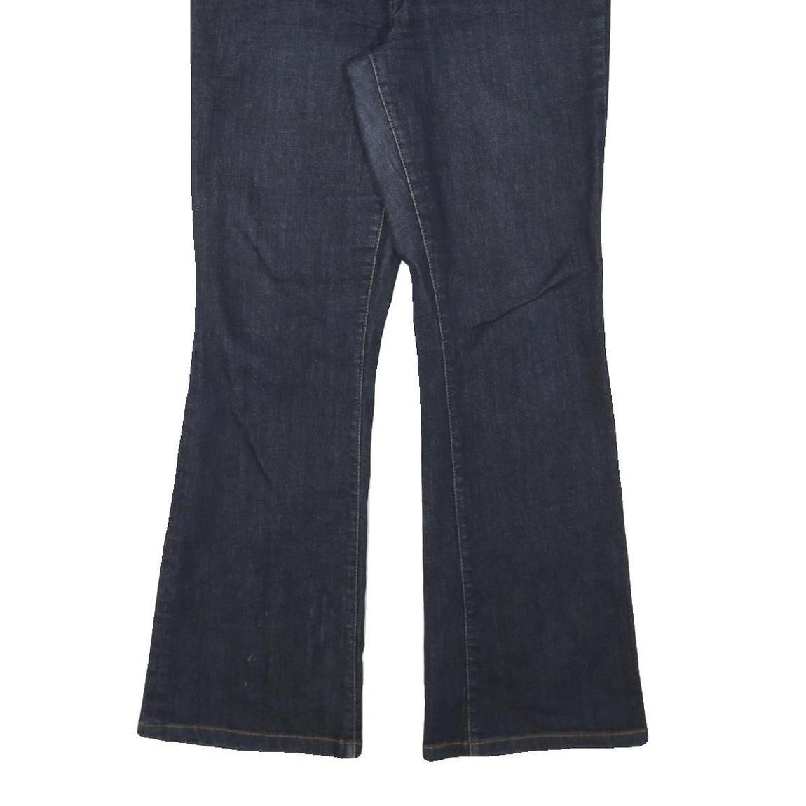 TOMMY HILFIGER Womens Jeans Blue Regular Flared Denim Dark W32 L29 Stylish