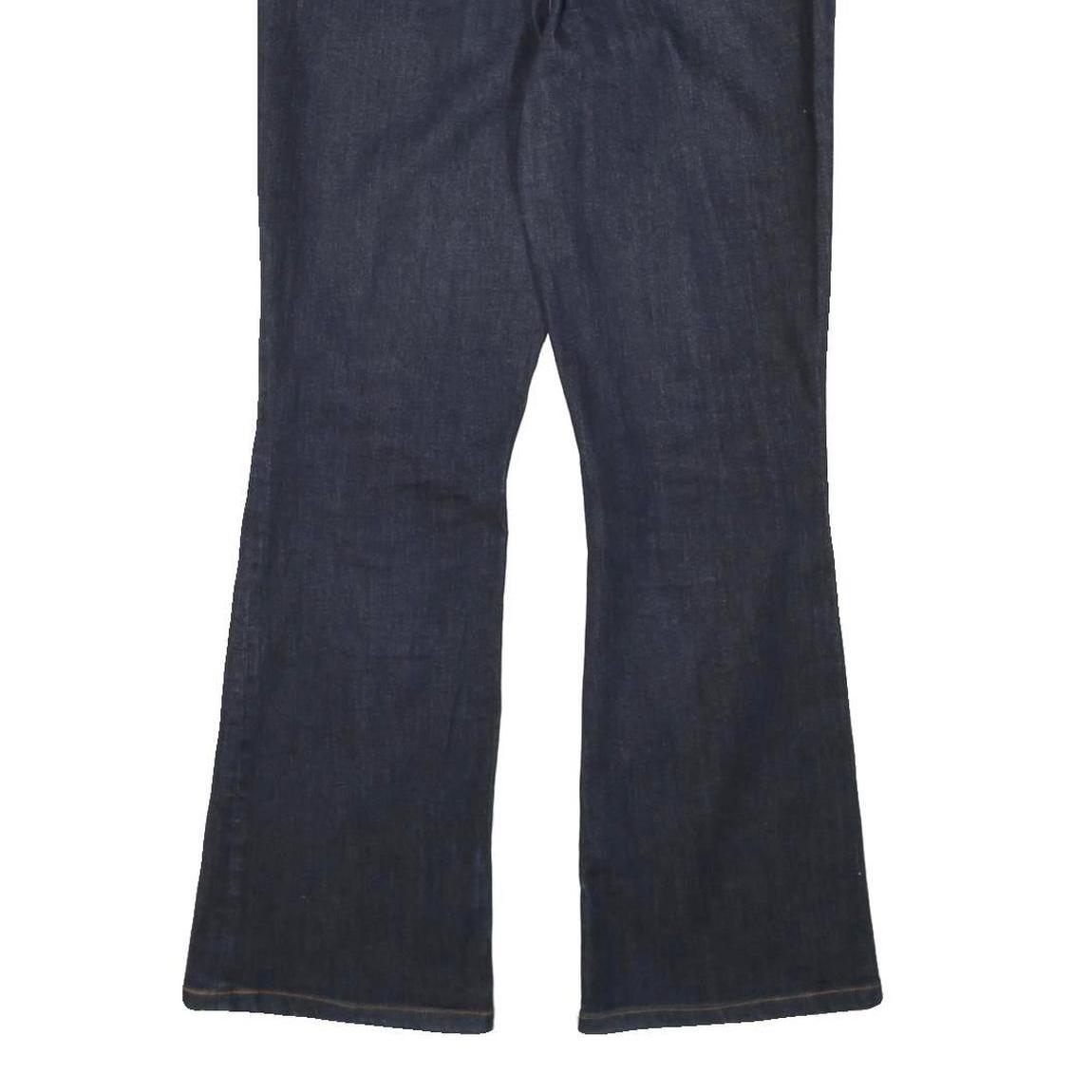 TOMMY HILFIGER Womens Jeans Blue Regular Flared Denim Dark W32 L29 Stylish