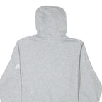 ADIDAS Mens Grey The Academy Volleyball Indianapolis Hoodie M Cotton Blend