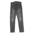 LEVI'S 512 BIG E Mens Jeans Grey Regular Skinny Denim Medium W29 L30 Zip Closure
