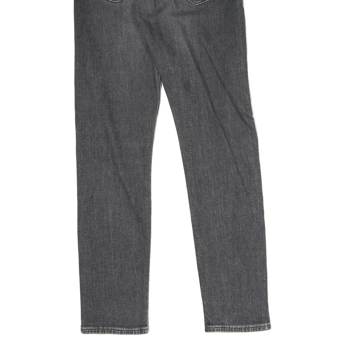 LEVI'S 512 BIG E Mens Jeans Grey Regular Skinny Denim Medium W29 L30 Zip Closure