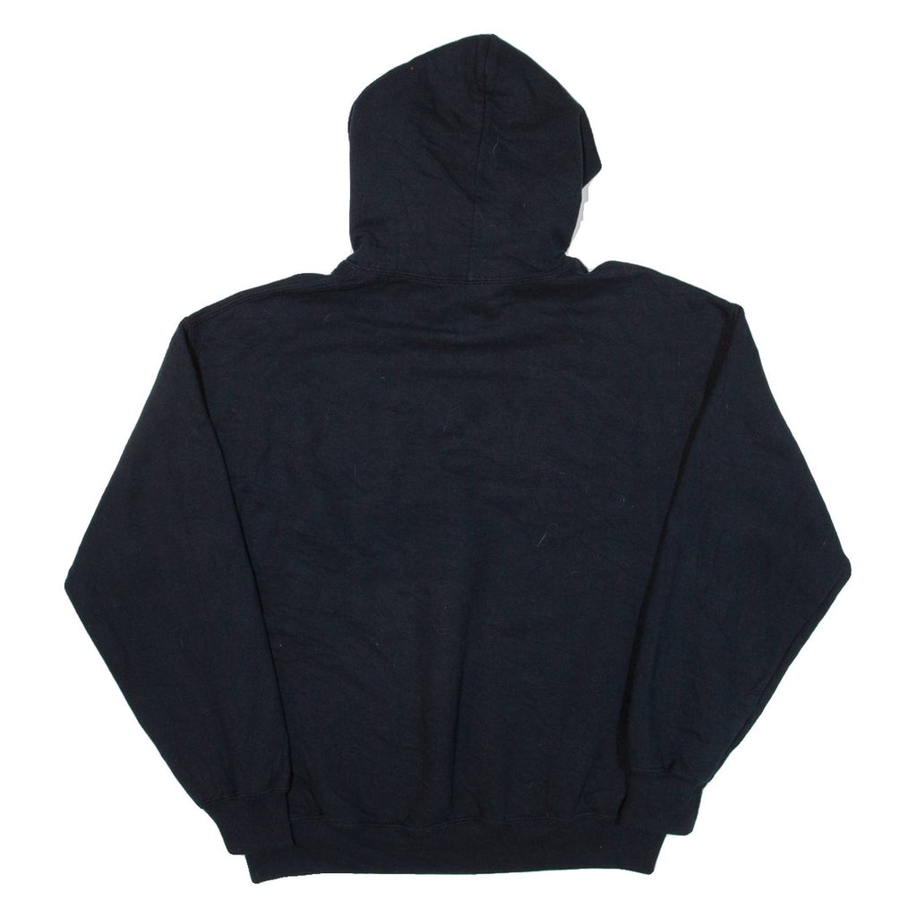 GILDAN Mens Black Hoodie USA M