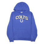 NFL Mens Blue Colts Pullover Hoodie XL Cotton Blend Teamwear