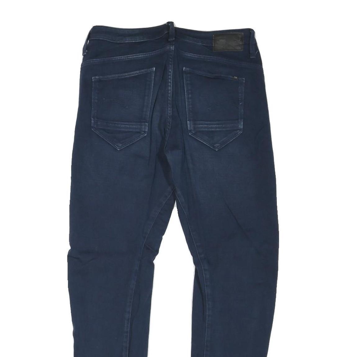 G-STAR Mens Jeans Blue Regular Slim Denim Medium W30 L28 Stylish Zip Closure