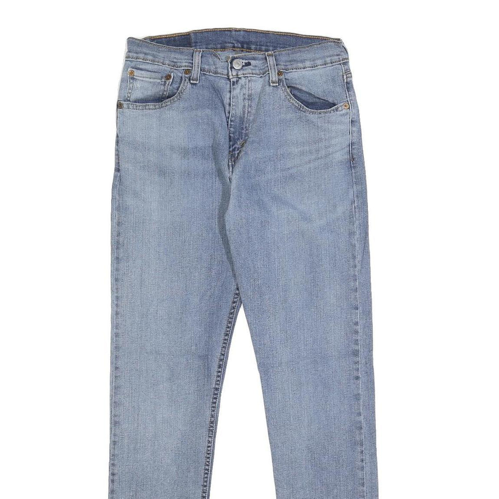 LEVI'S 512 Mens Slim Blue Denim Light W27 L29 Slim Fit Zip Jeans