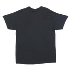 GILDAN Mens Black & Yellow CSULB Cal State Long Beach Graphic T-Shirt L Short