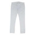 CARHARTT Womens Regular Fit Button Closure Jeans Cotton Blend W30 L29 Pinstripe