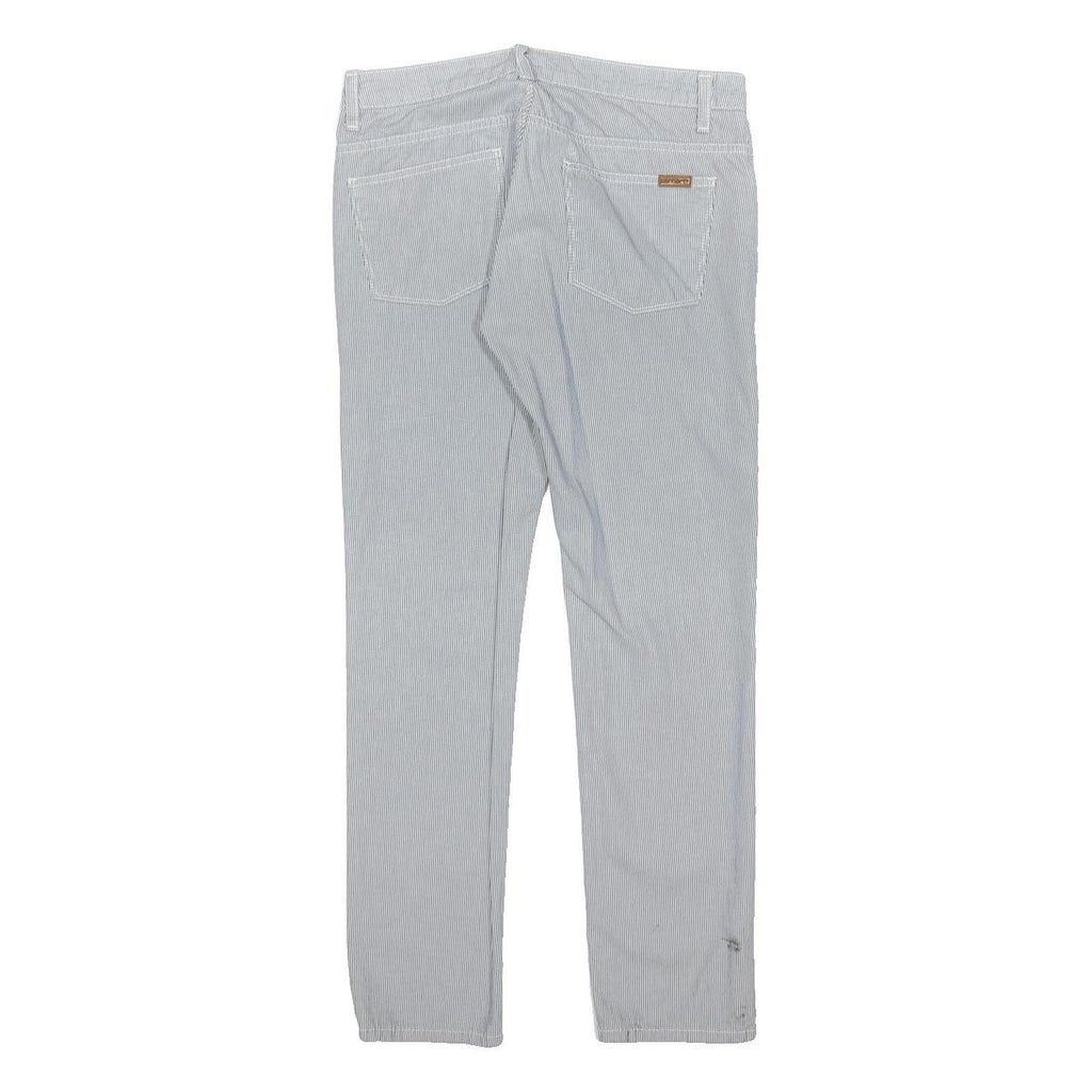 CARHARTT Womens Regular Fit Button Closure Jeans Cotton Blend W30 L29 Pinstripe