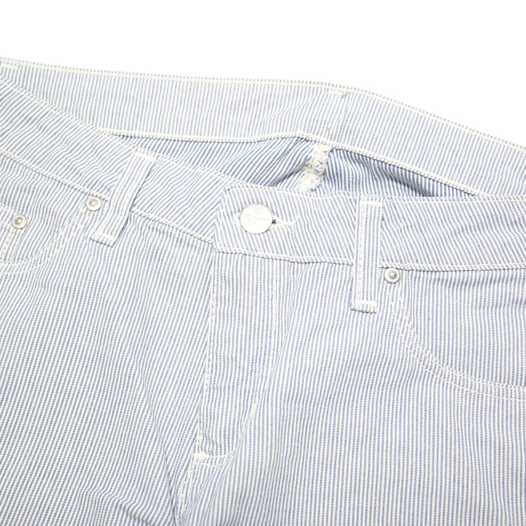 CARHARTT Womens Regular Fit Button Closure Jeans Cotton Blend W30 L29 Pinstripe