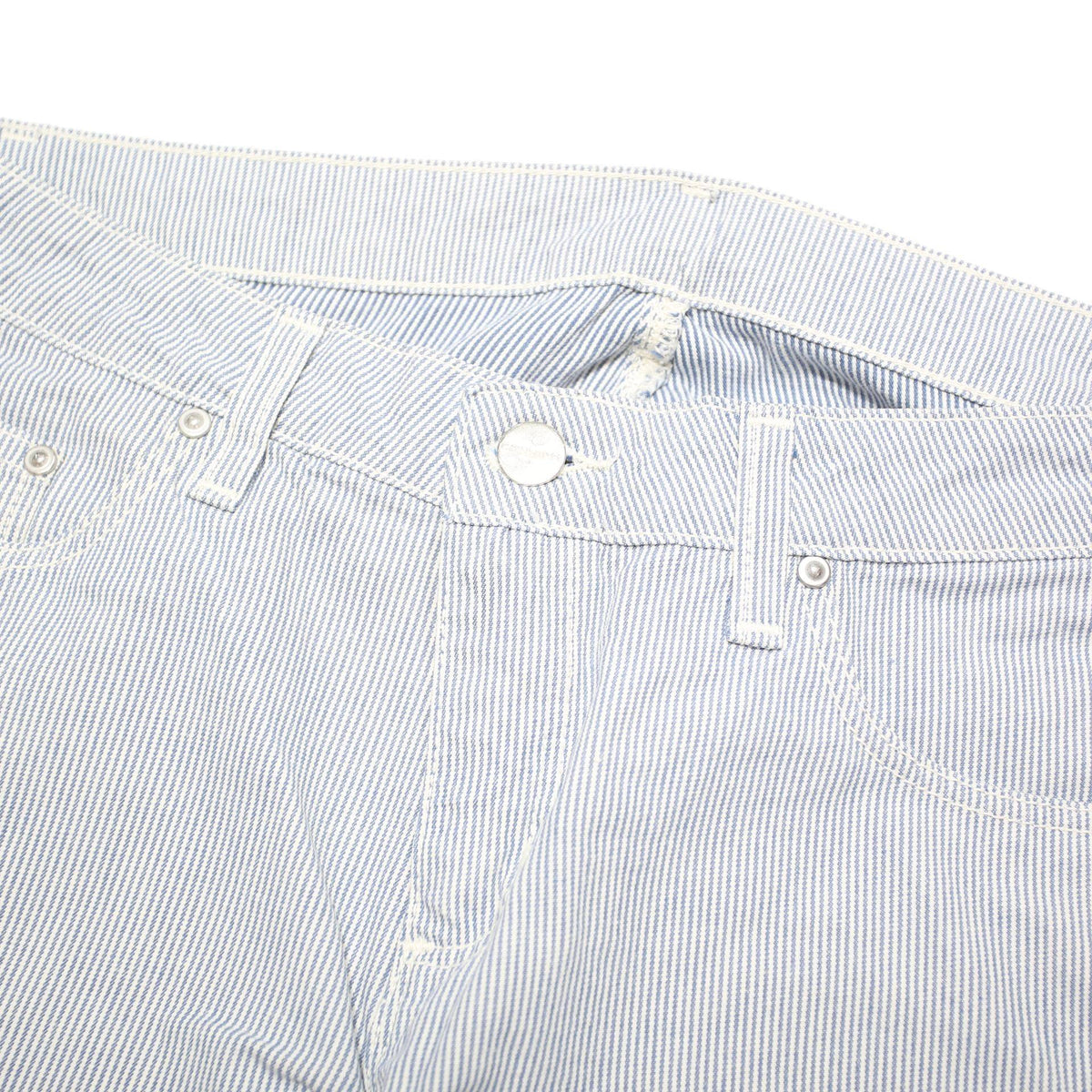 CARHARTT Womens Regular Fit Button Closure Jeans Cotton Blend W30 L29 Pinstripe