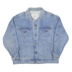 VENEZIA Womens Blue Denim Jacket XL Cotton Blend Classic Button Closure Casual