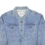 VENEZIA Womens Blue Denim Jacket XL Cotton Blend Classic Button Closure Casual