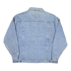VENEZIA Womens Blue Denim Jacket XL Cotton Blend Classic Button Closure Casual