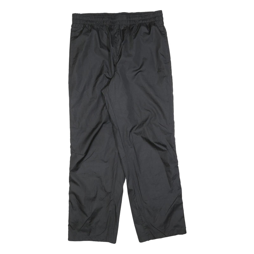 STARTER Mens Joggers Black M W34 L30 Relaxed Straight Polyester Blend Sportswear