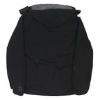 CARHARTT Mens Black Outdoor Jacket M Polyester Blend Zip Hooded Casual Workwear