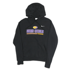 NIKE Mens Black Guerin Catholic Tennis Hoodie M Cotton Pullover Casual