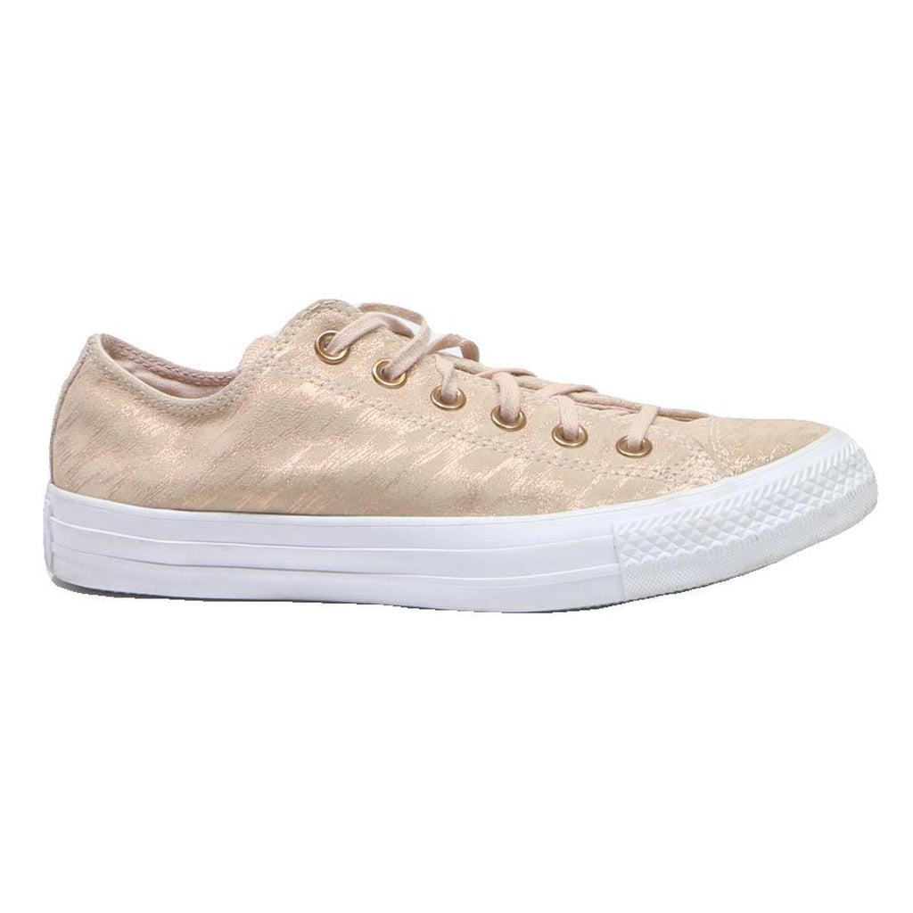 CONVERSE Chuck Taylor Womens Low Top Trainers Beige Canvas UK 5.5 Classic