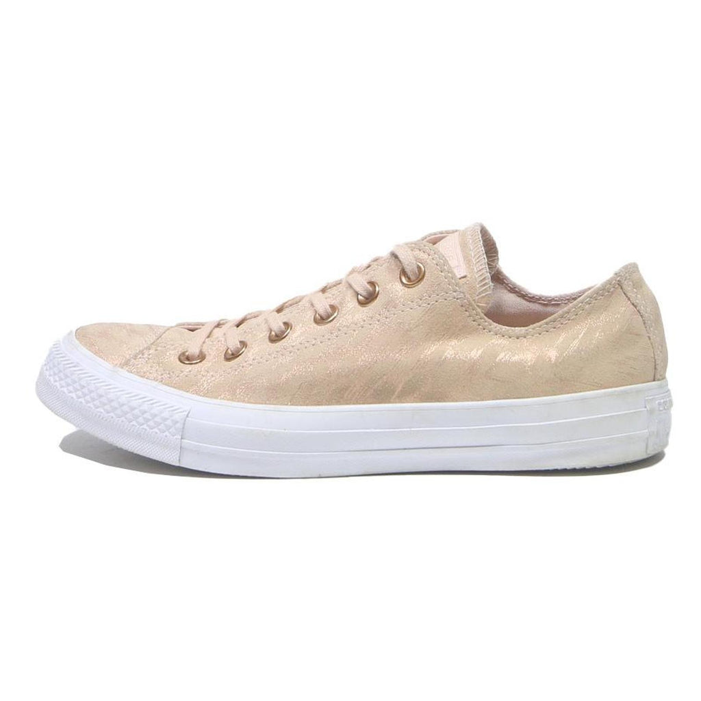 CONVERSE Chuck Taylor Womens Low Top Trainers Beige Canvas UK 5.5 Classic