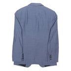 JOOP! Mens Blue Wool Classic Jacket M Tailored Button Closure Plain Elegant