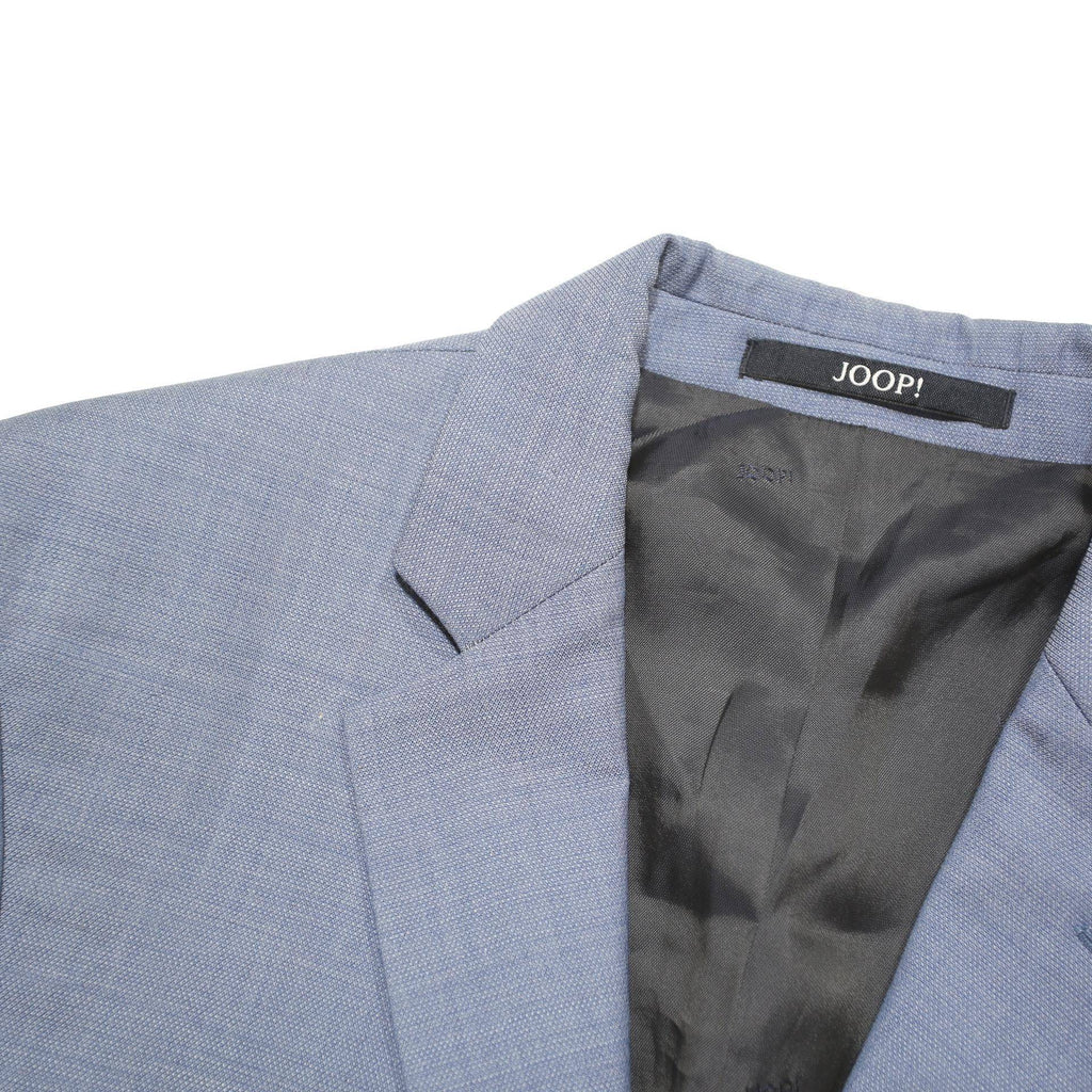 JOOP! Mens Blue Wool Classic Jacket M Tailored Button Closure Plain Elegant