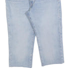 LEVI'S Mens Jeans Blue Regular Straight Denim Light W36 L21 Cotton Blend Zip