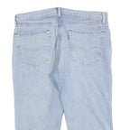 LEVI'S Mens Jeans Blue Regular Straight Denim Light W36 L21 Cotton Blend Zip