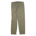 DICKIES Mens Cotton Blend Green Regular Straight Trousers W28 L30 Workwear