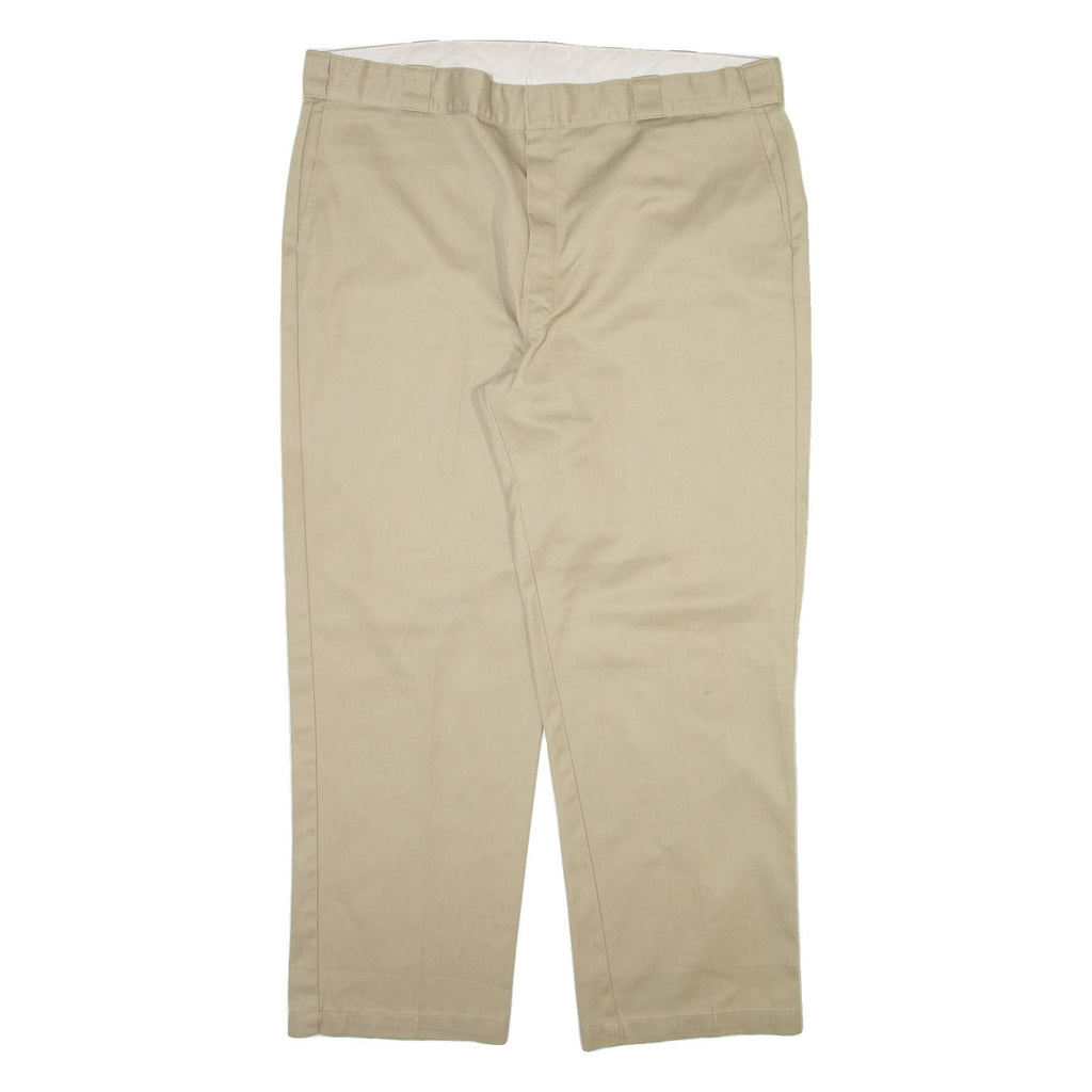 DICKIES Mens Trousers Beige Relaxed Straight W42 L30