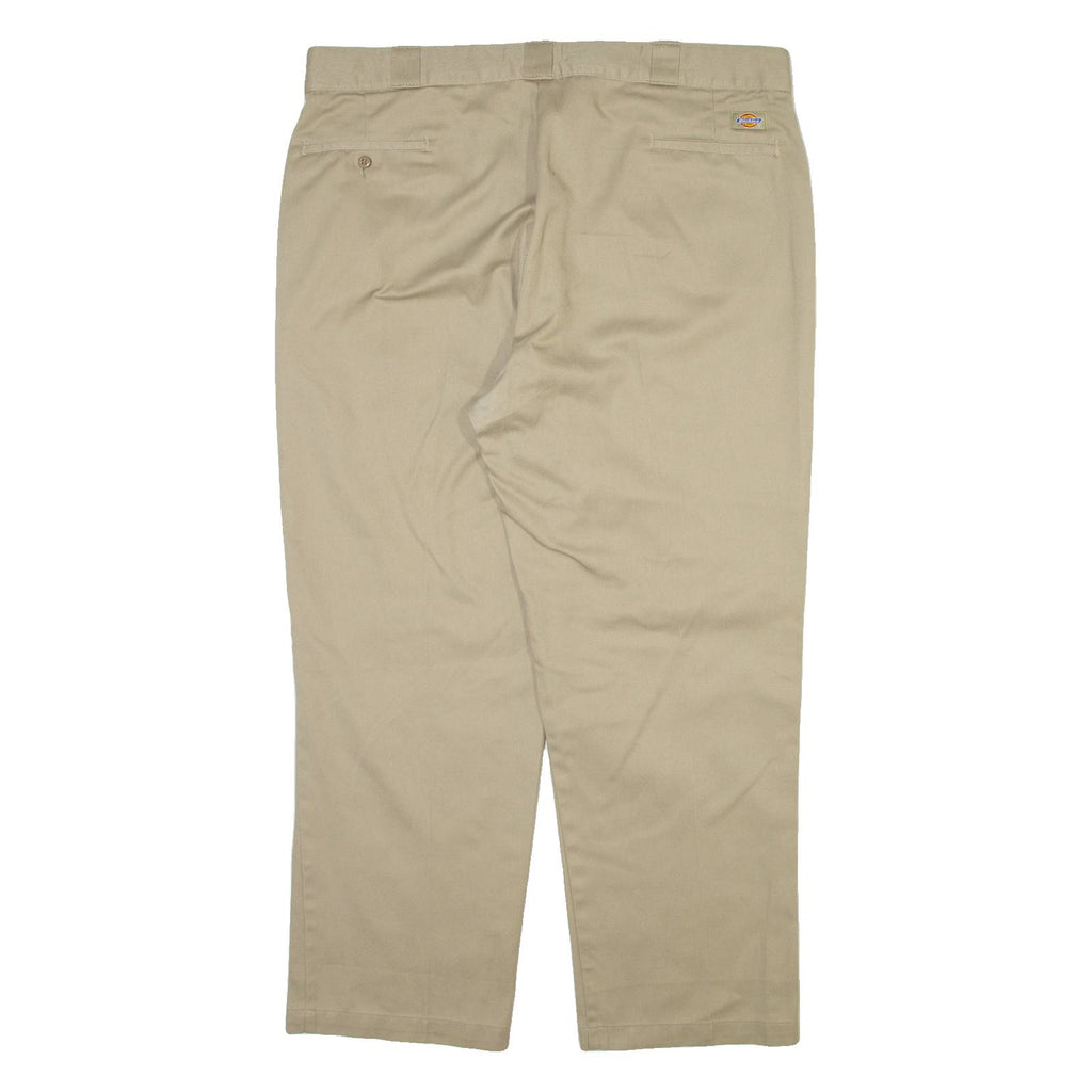 DICKIES Mens Trousers Beige Relaxed Straight W42 L30