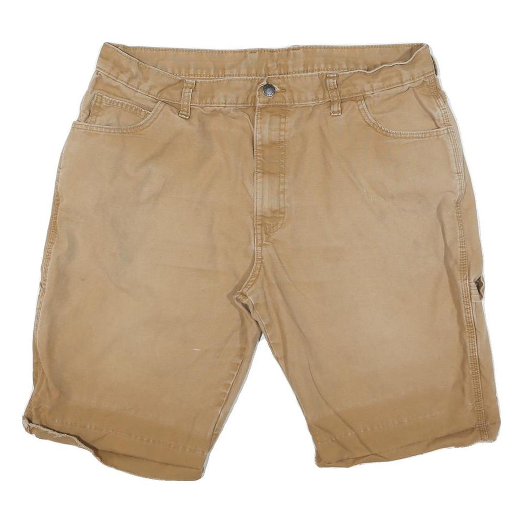 DICKIES Mens Shorts Beige Casual L W36 Cotton Blend Workwear